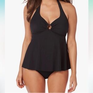 NWT Amoressa Meridian Virgo Halter Tankini Bathing Suit with Bottom